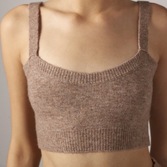 𝗡𝗪𝗧 𝗭𝗮𝗿𝗮 • Cropped Knit Top - Picture 12 of 15